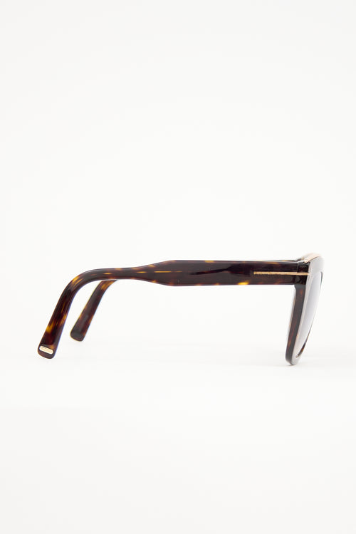 Tom Ford Julie TF685 Oversized Sunglasses
