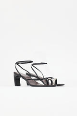 Tory Burch Leather Pierced Toe Ring Sandal