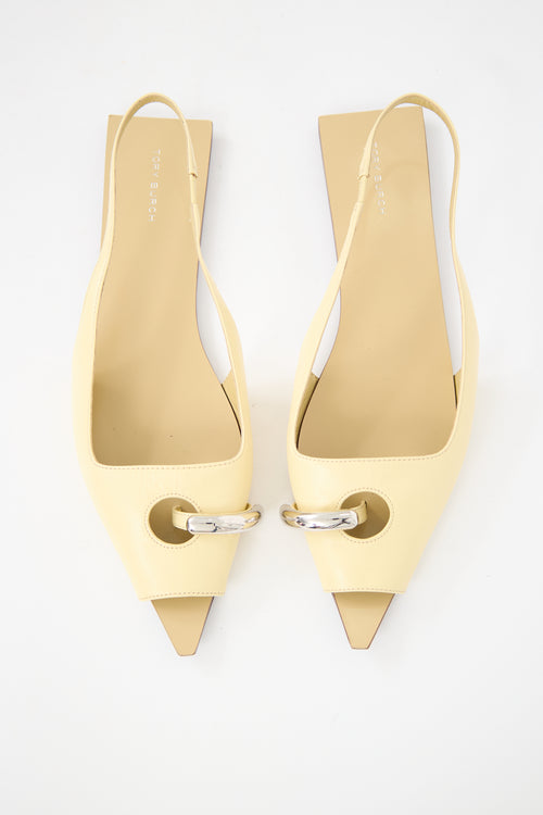 Tory Burch Pierced Slingback Mule