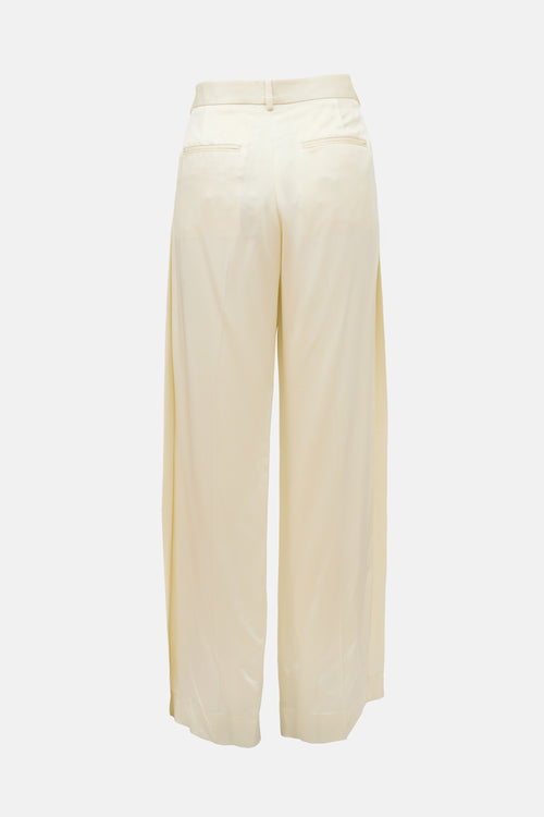 Toteme Crepe Satin Wide Leg Trouser