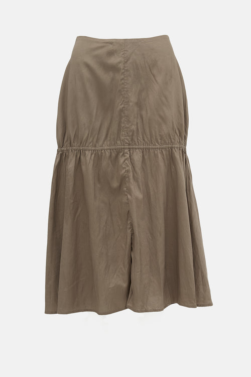 Toteme Lyocell Tiered Anzio Skirt