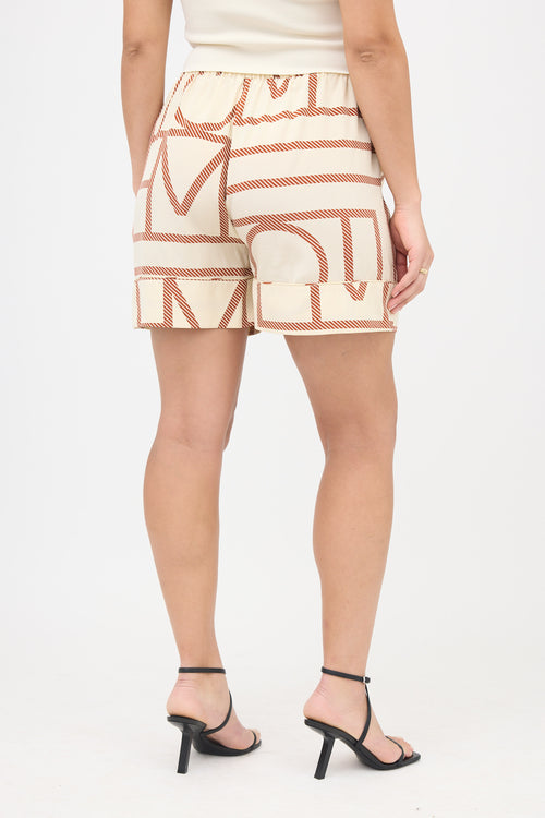 Toteme Silk Lansallos Shorts