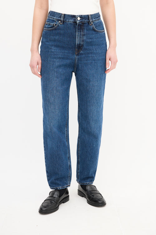 Toteme Medium Wash Tapered Leg Jeans