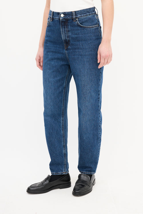 Toteme Medium Wash Tapered Leg Jeans