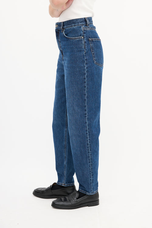 Toteme Medium Wash Tapered Leg Jeans