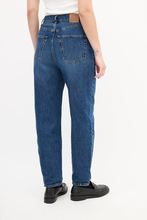 Toteme Medium Wash Tapered Leg Jeans