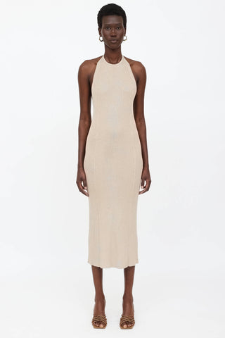 TSE Ribbed Halter Maxi Dress