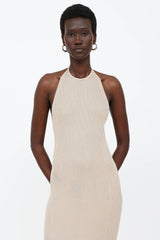 TSE Ribbed Halter Maxi Dress