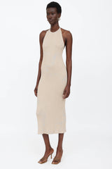 TSE Ribbed Halter Maxi Dress