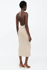TSE Ribbed Halter Maxi Dress