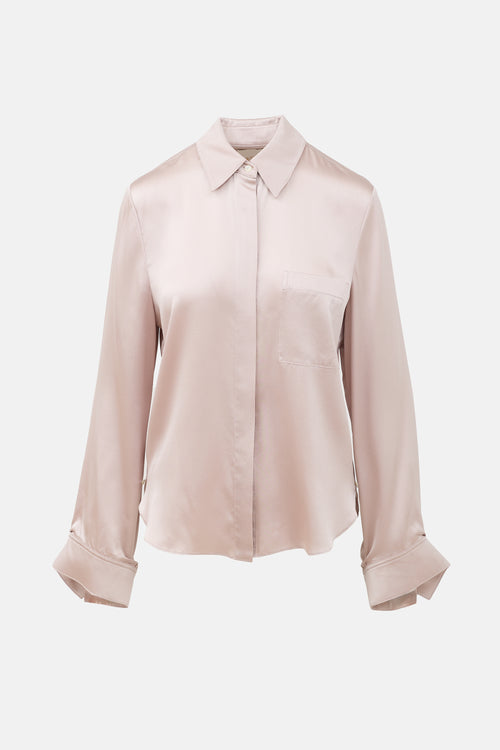 TWP Silk Button Up Shirt