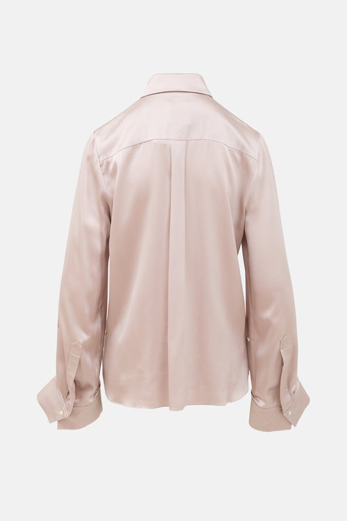 TWP Silk Button Up Shirt