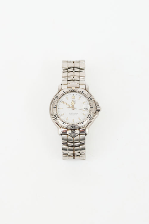 Tag Heuer Stainless Steel Professional 6000 Watch