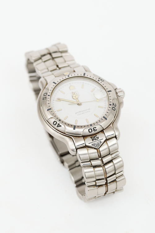 Tag Heuer Stainless Steel Professional 6000 Watch