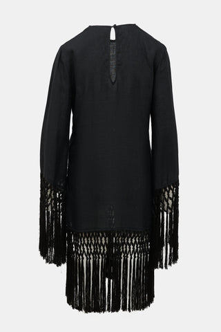 Taller Marmo Tassel Fringe Dress