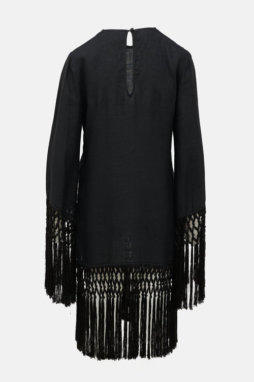 Taller Marmo Tassel Fringe Dress