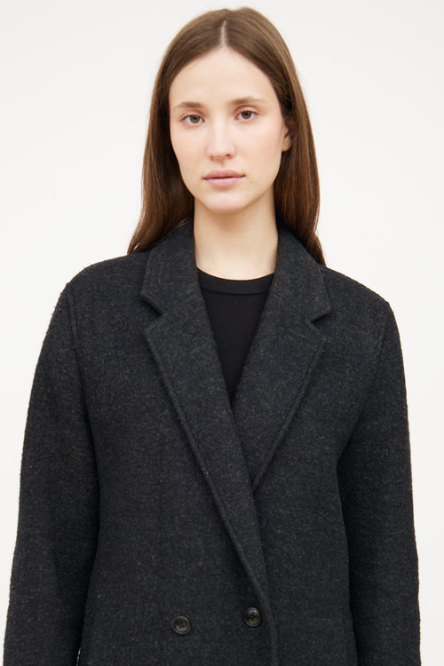 T by Alexander Wang Dark Grey Wool Coat