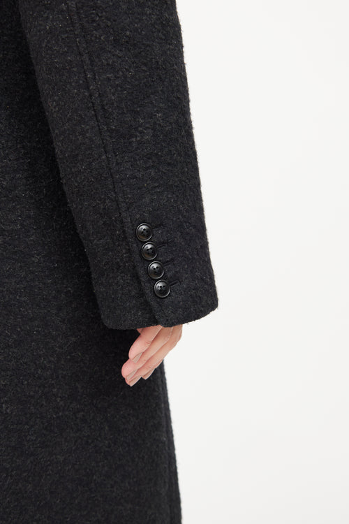 T by Alexander Wang Dark Grey Wool Coat