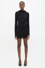 T by Alexander Wang Hooded Mini Dress