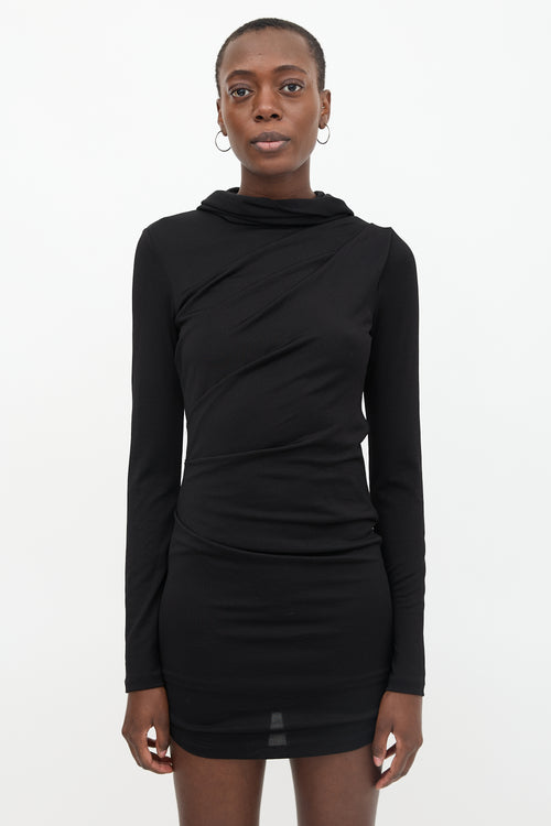 T by Alexander Wang Hooded Mini Dress