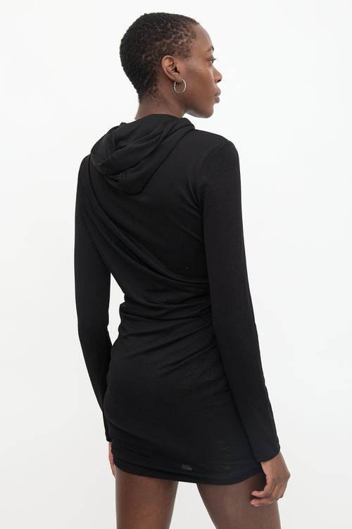 T by Alexander Wang Hooded Mini Dress