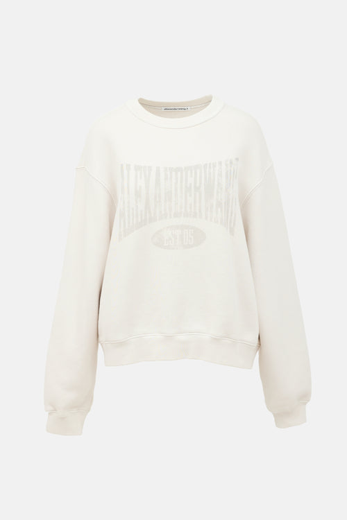 T by Alexander Wang Logo Sweatshirt