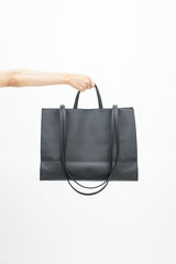 Telfar Black Large Shopping Bag