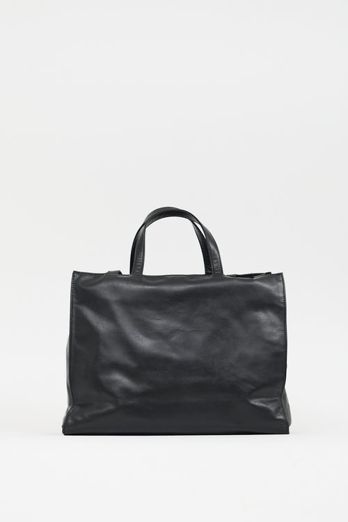 Telfar Black Medium Shopping Bag