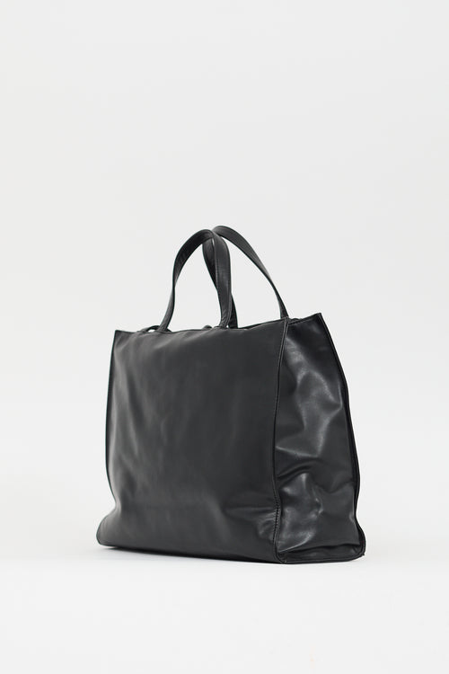 Telfar Black Medium Shopping Bag