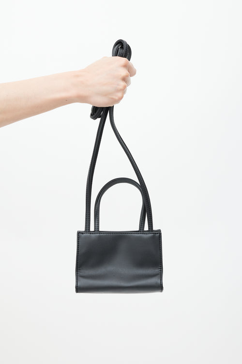Telfar Black Small Shopping Bag