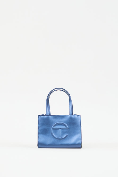 Telfar Cobalt Blue Small Shopping Bag