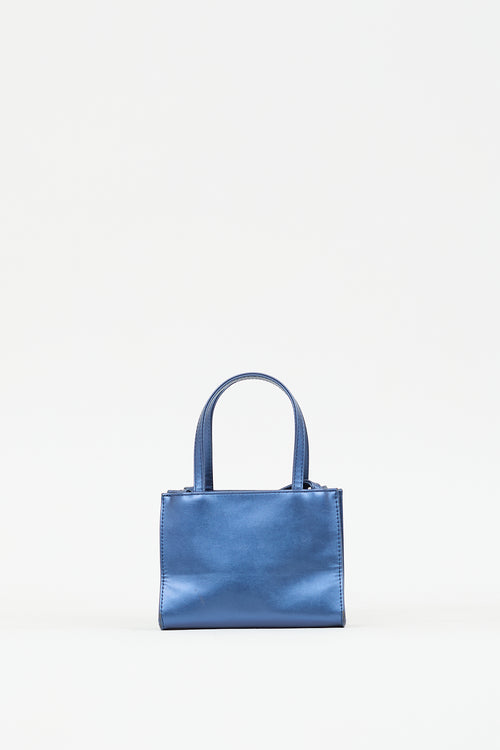 Telfar Cobalt Blue Small Shopping Bag