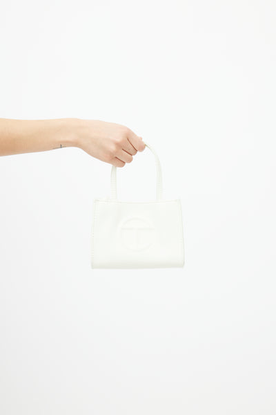 Telfar // Cream Glue Small Shopping Bag – VSP Consignment