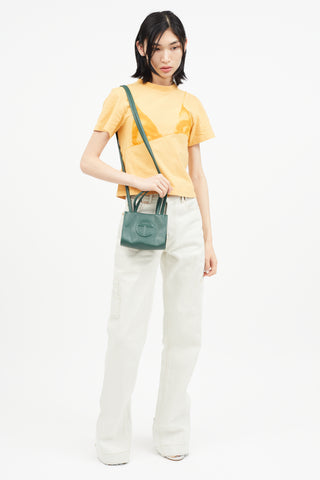 Telfar Green Mini Shopping Bag