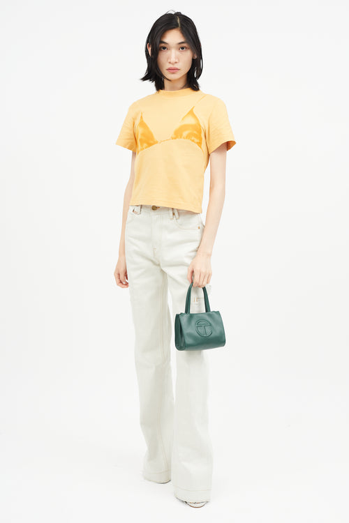 Telfar Green Mini Shopping Bag
