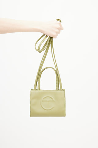 Telfar Green Small Shopping Bag