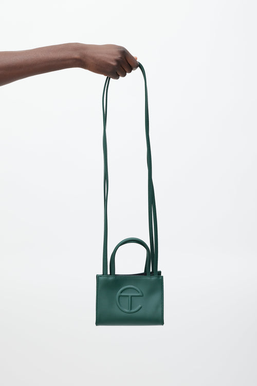 Telfar Green Small Shopping Bag