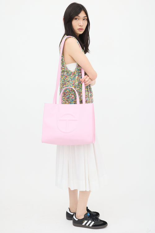 Telfar Pink Medium Shopping Tote