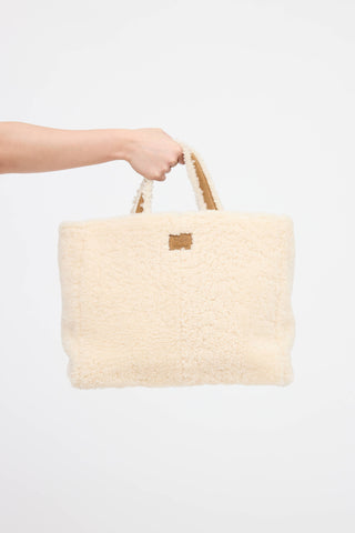 Telfar X UGG Shearling Medium Shopping Bag