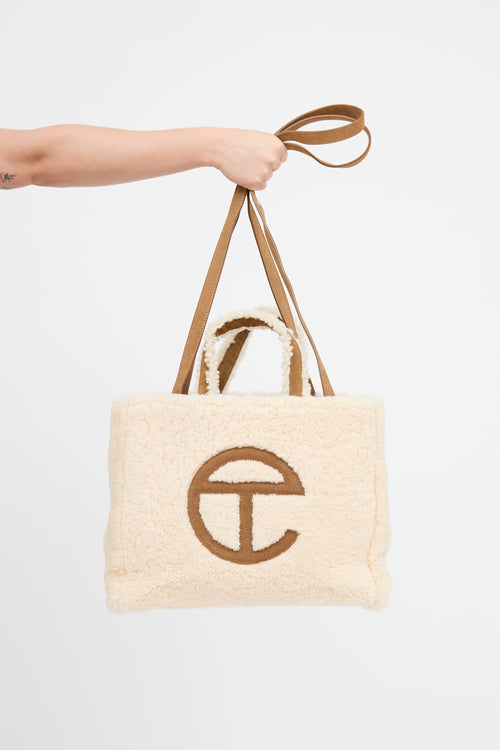 Telfar X UGG Shearling Medium Shopping Bag