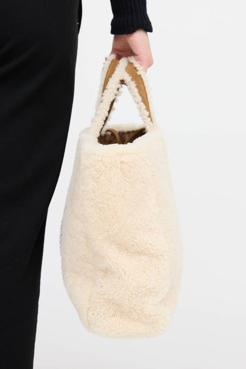 Telfar X UGG Shearling Medium Shopping Bag