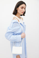 Telfar White Mini Shopping Bag
