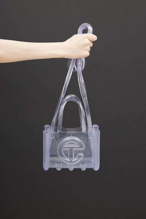 Telfar X Melissa Clear Jelly Shopper Bag