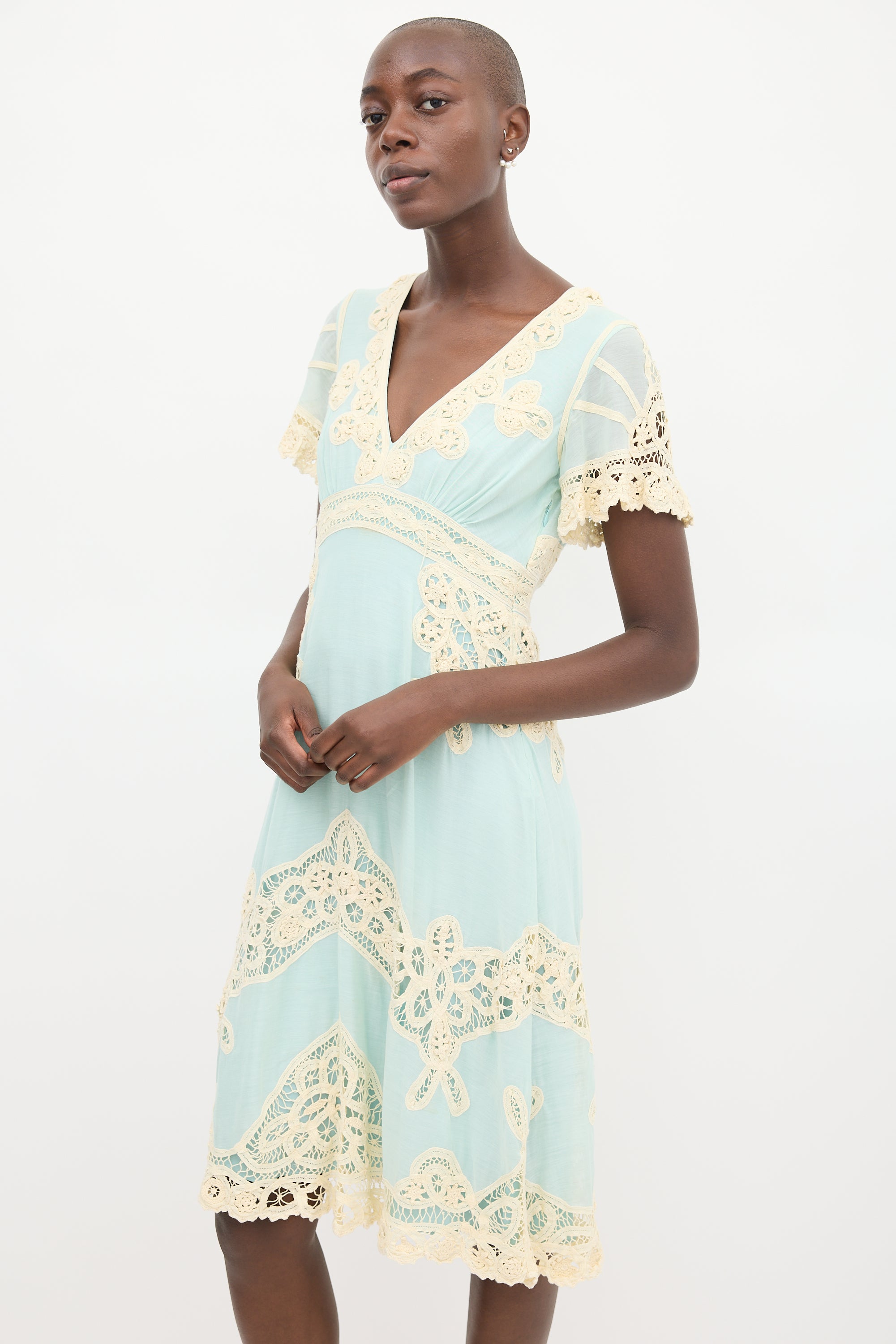 Temperley // Lace Dress VSP Consignment Temperley // Lace Dress VSP Consignment