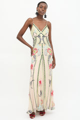 Temperley Floral Embroidered Dress