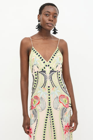 Temperley Floral Embroidered Dress