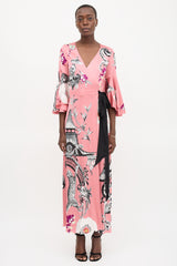 Temperley Printed Wrap Dress