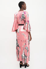Temperley Printed Wrap Dress