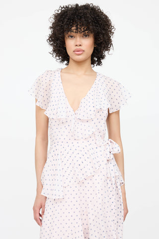 Temperley Silk Polka Dot Dress