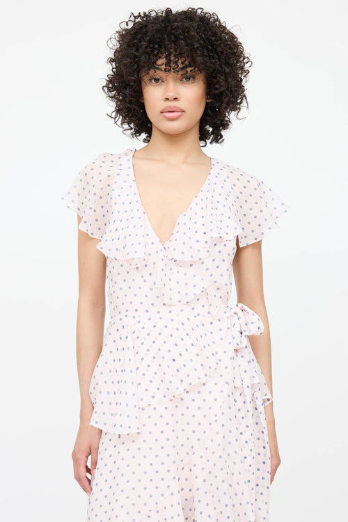 Temperley Silk Polka Dot Dress